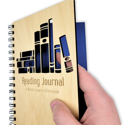 Reading Journal - Wood Hardcover Book Journal