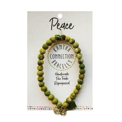 Peace • Kantha Connection Bracelet