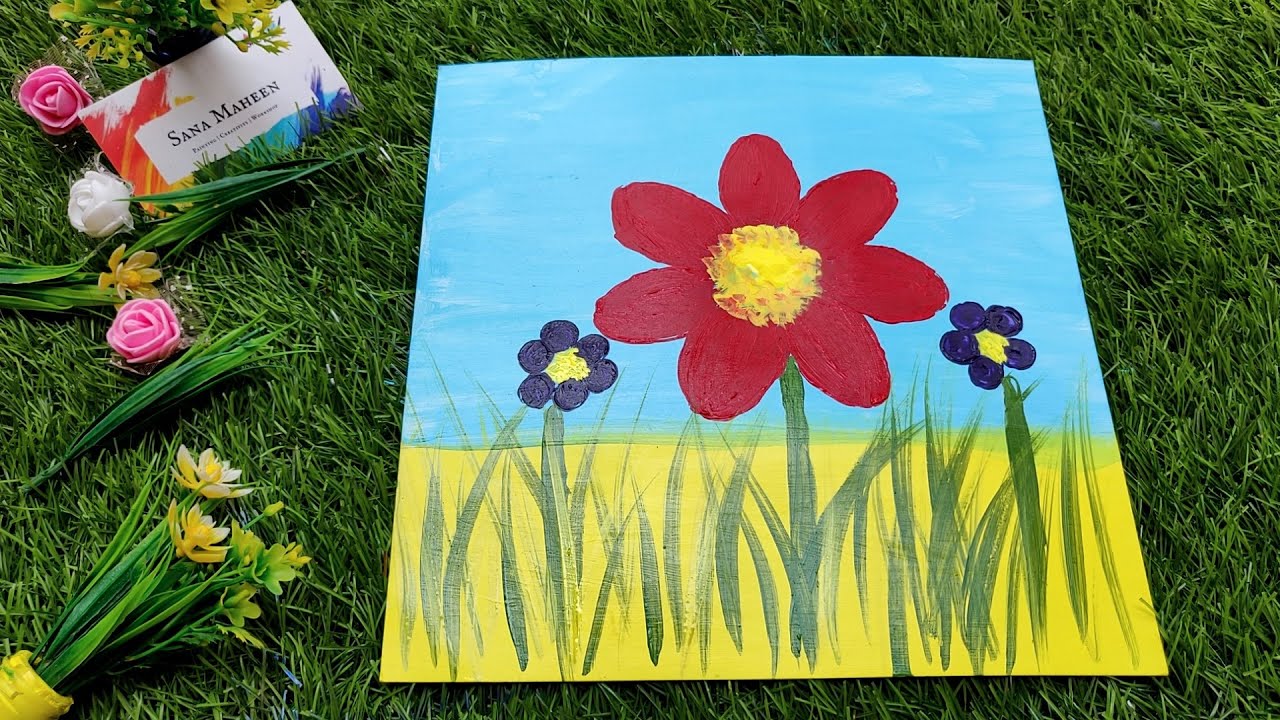 Creative Kids - Ages 3-5 - Celebrate Spring - Painting Flowers - March 29th 9am