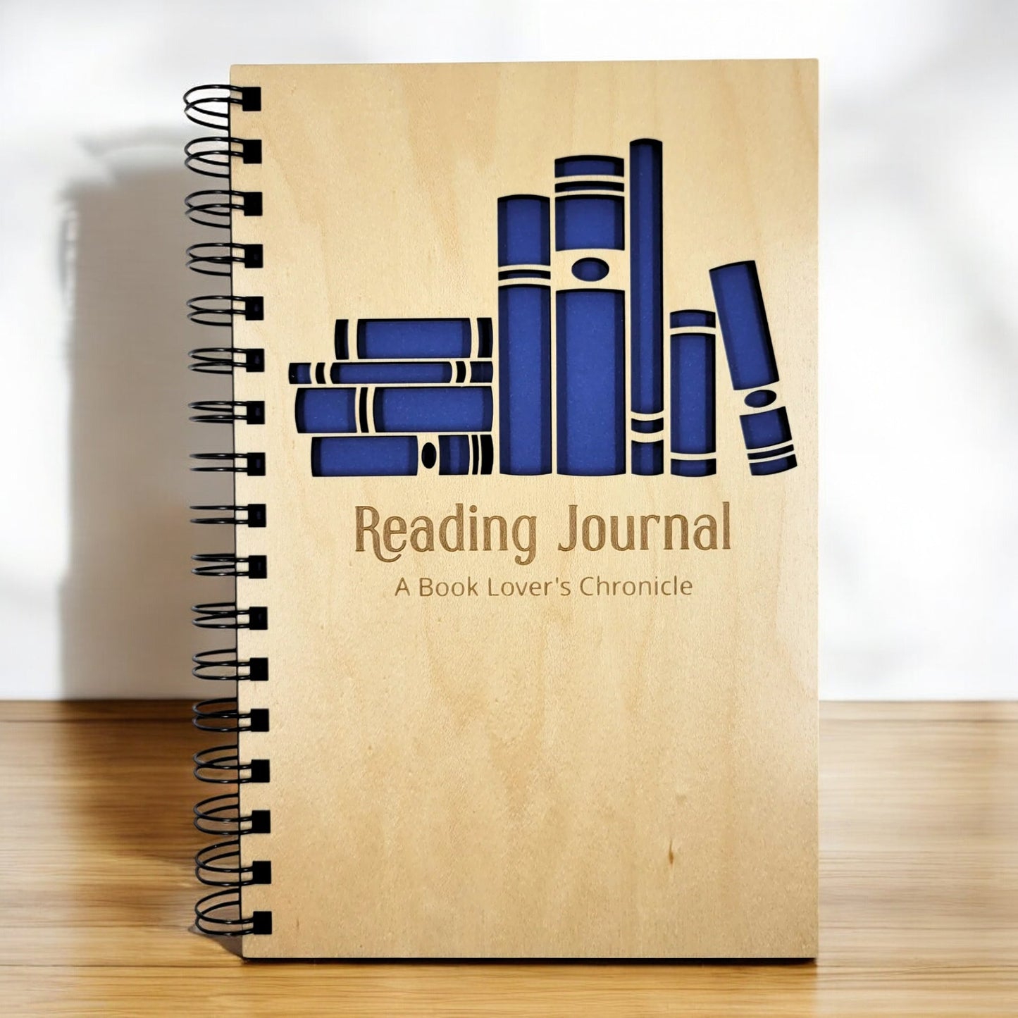 Reading Journal - Wood Hardcover Book Journal