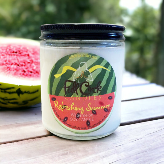 Watermelon Soy Candle | Full Circle Candles