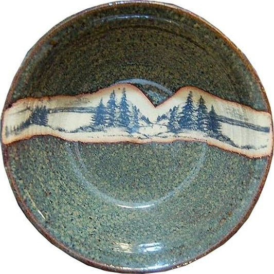 Medium Mountain Scene Serving Bowl