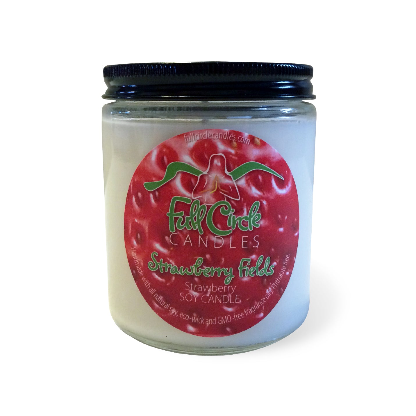 Strawberry Vanilla Soy Candle | Full Circle Candles